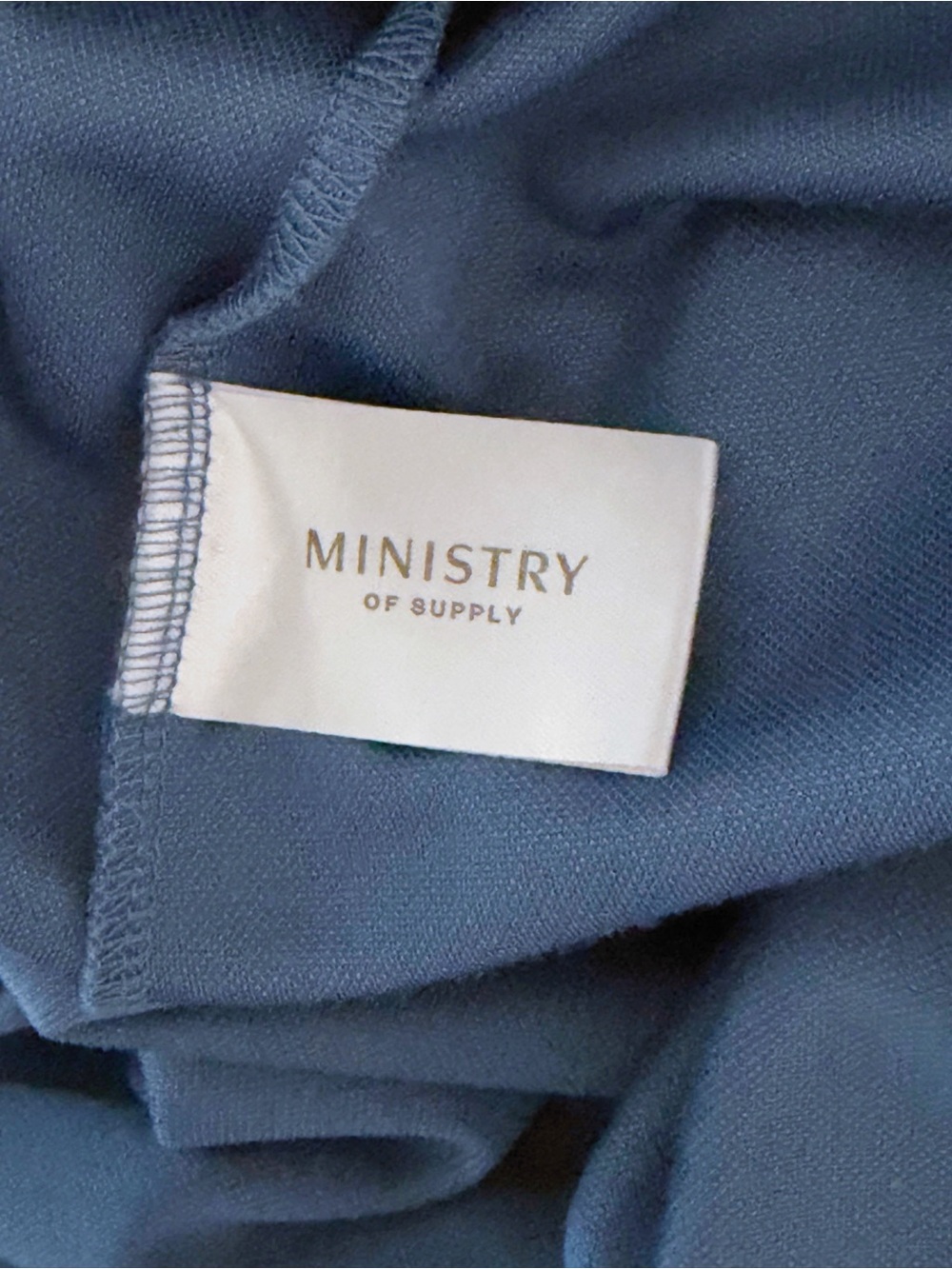 Ministry of Supply Men’s Blue Slim Fit Long Sleeve Shirt Size L - Picture 9 of 10